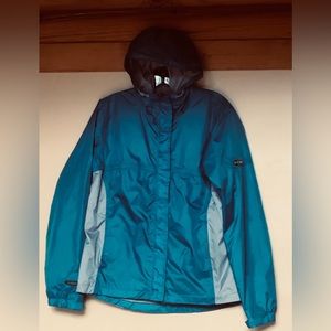 Sterns Lightweight Packable Dry Wear Jacket Raincoat Teal